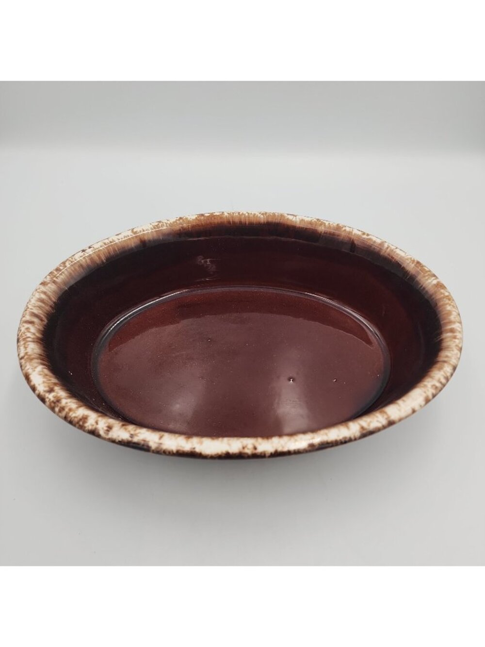 Hull Pottery Oval Baking Dish 10" x 7" Casserole Drip Glaze Oven Proof